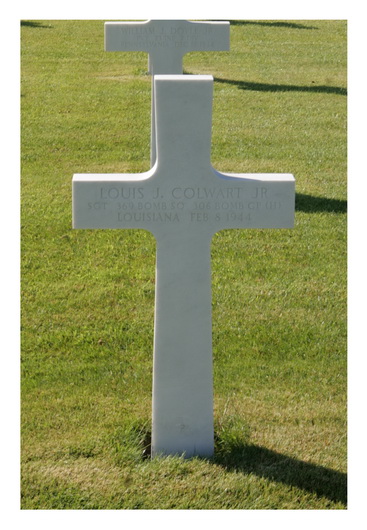 1945 Louis Colwart @ American Military Cemetery, Neuville-en-Condroz, Belgium (2)