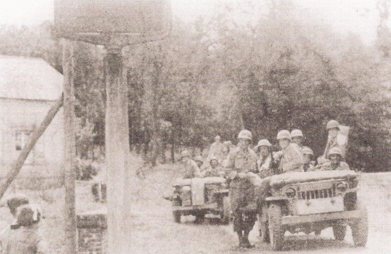 First U.S. troops entering Cendron