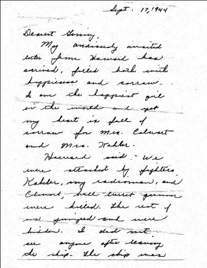 Handwritten letter by Steve Snyder, author, sharing personal historical insights.
