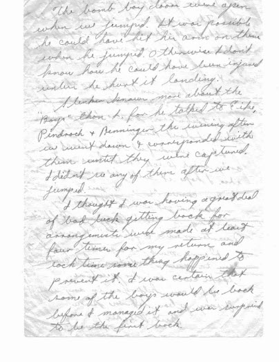 Handwritten page from Steve Snyder's website.