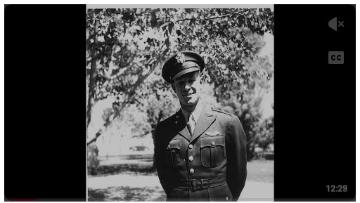 WWII pilot Steve Snyder in military uniform, author of historical military books.